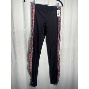 Kix Womens Medium Black Leggings Virginia Tech Logo‎ NWT MM5